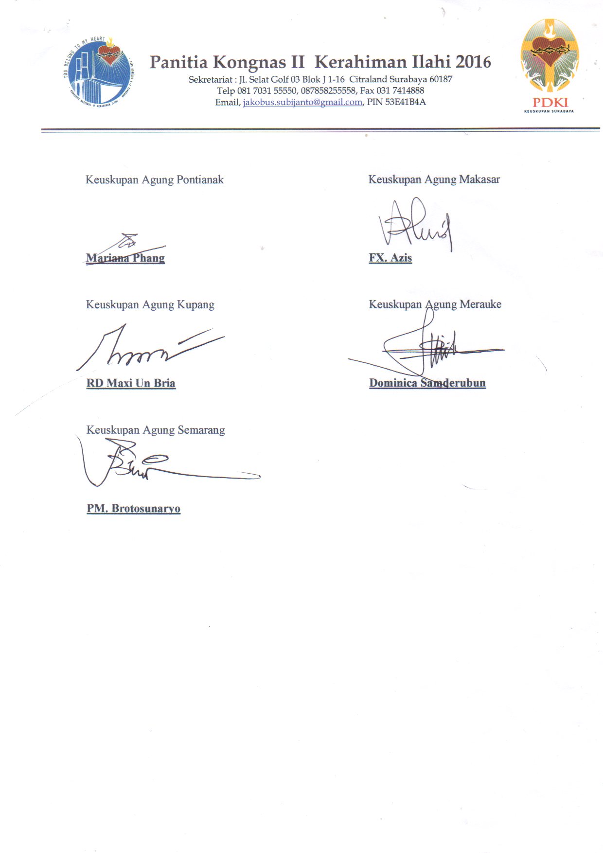 KONGNAS II. SURABAYA. 07 - 09 OKT. 2016